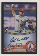 2011 Topps Chrome Rookie Black Refractor 98/100 Jordan Walden #183 Auto 1x9