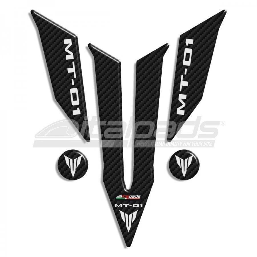 Protège Réservoir Tank Pad pour Yamaha MT-01 carbone - Photo 1/1