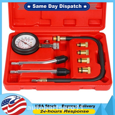 #ad #ad Petrol Engine Cylinder Compression Tester Kit for Automotive Motorcycle Tool Kit $17.99