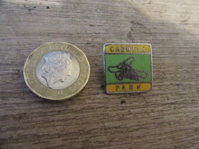 VINTAGE CADWELL PARK MOTORRAD RENNWAGEN EMAILLE ANSTECKNADEL ABZEICHEN