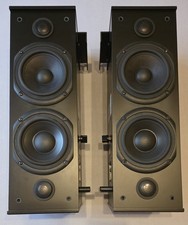 Teufel M800D THX Ultra 2 Dipol Lautsprecher Paar Schwarz Top Zustand Theater 8