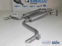 Imasaf Auspuff Endtopfset für Lancia Flaminia Coupe Pininfarina 2.5 59-67|Mittig