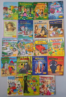 19 Minibücher Pestalozzi Engelschule Hänsel Mogli Balu Rotkäppchen .. wie Pixi