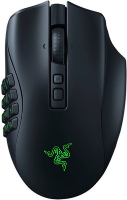Razer - Naga V2 Pro MMO Optical Gaming Mouse with Interchangeable