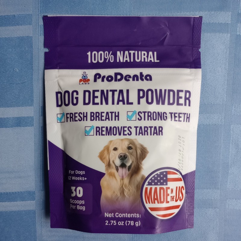 ProDenta Dog Dental Powder for Tartar Removal & Breath Fresh 2.75 oz.