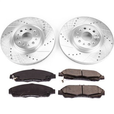 Power Stop K7883 Z23 Daily Driver Brake Pad and Z23 Evolution Brake Rotor Kit