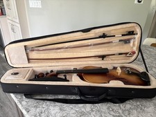 Vintage Bestler Violin 4 Bows, Soft Case Needs Tuneup.