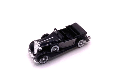 Busch PKW Modell 1/87 H0 - Horch 853a Cabrio schwarz / silber Oldtimer