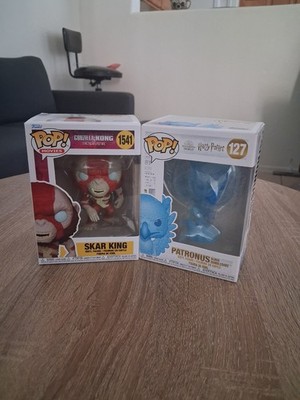 Scar King and Patronus 1541 and 127 funko pops