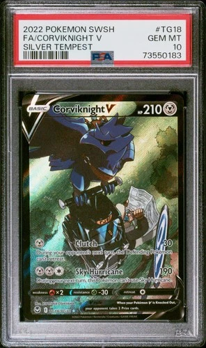 Pokemon Corviknight V Silver Tempest TG18/TG30 PSA 10