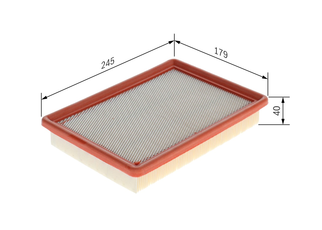 2x ✅Fits BOSCH 1 457 433 253 air filter FIAT ALFA ROMEO, LANCIA ⭐UK Seller⭐ - Image 24