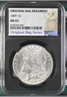 1889 Morgan Silver Dollar NGC MS 63 *Blast White!* *Original Bag Fragment!*