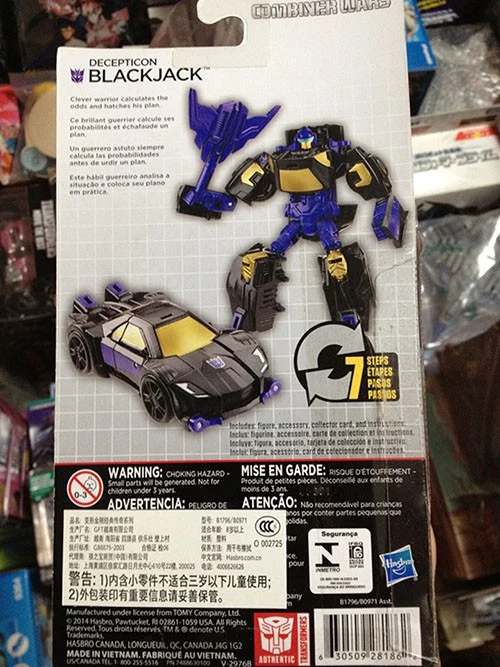 Hasbro Transformers Decepticon Blackjack Combiner Wars Legends Class  Figure - Image 3 of 4