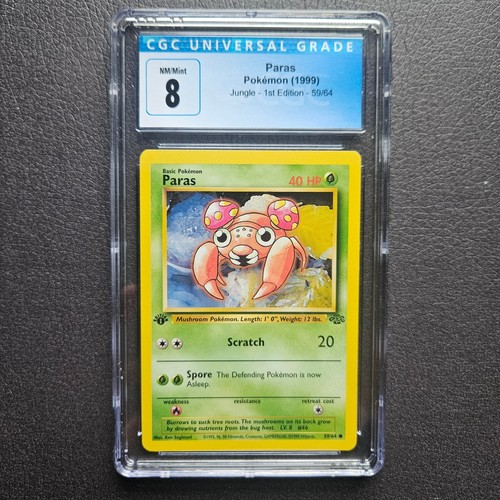 Paras (1st Edition) graded CGC 8 for sale on eBay