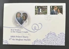 ISLE OF MAN 2018 FDC HARRY & MEGHAN ROYAL WEDDING FIRST DAY COVER DOUGLAS PMK