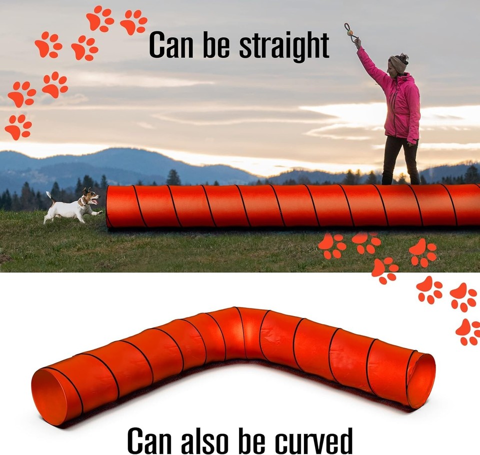 Dog Tunnel, Dog Agility Tunnel, Tunnel for Dogs, Dog Play Tunnel, Dog