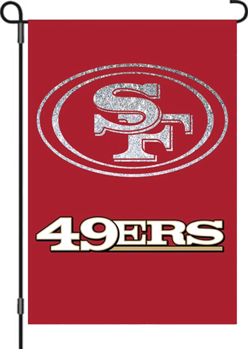 San Francisco 49ers garden flag double sided 12"x18" flag