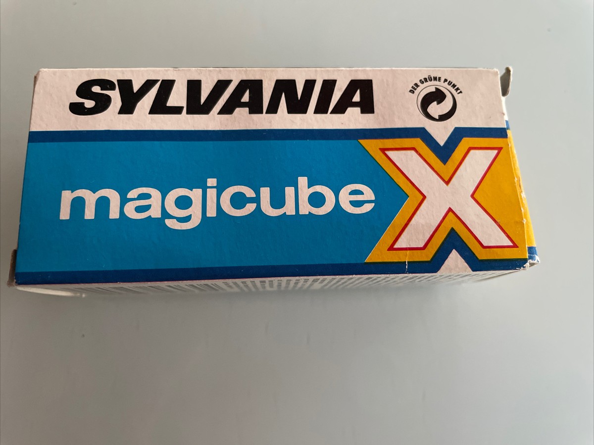 VINTAGE SYLVANIA MAGICUBE X SET OF THREE FLASH CUBES NIB | eBay