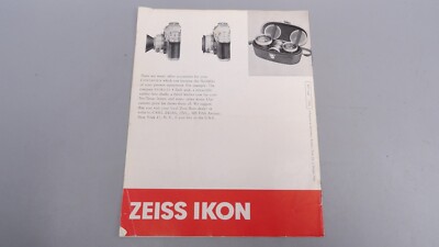 Zeiss Ikon: Contaflex III 863/24 Price Guide: estimate a camera value