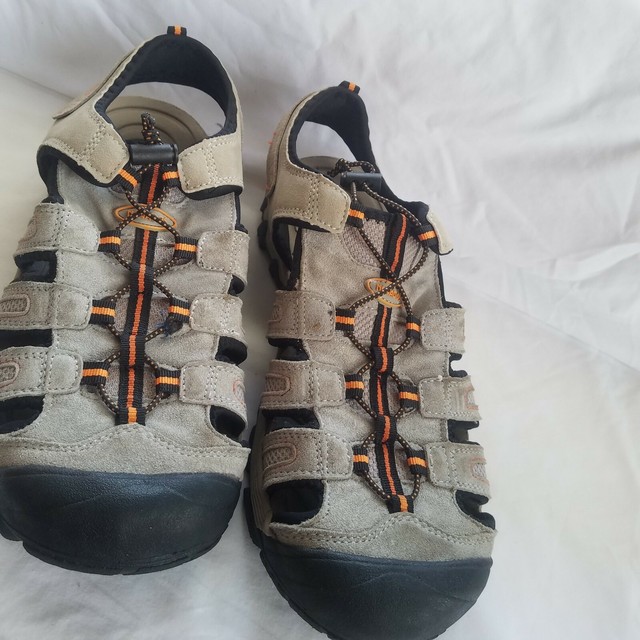 NEVADOS Men's Sandals 9 Harbor Aqua Fisherman Outdoor Hiking Tan Suede