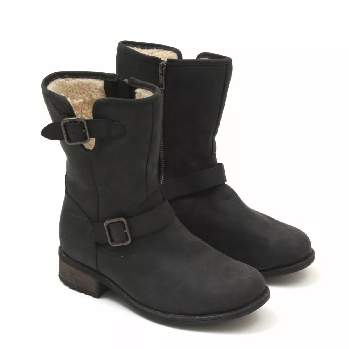 Womens ugg biker boots sales