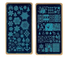 Nail Art Stamping Christmas Theme Stencil Manicure Template Image Plate XY 