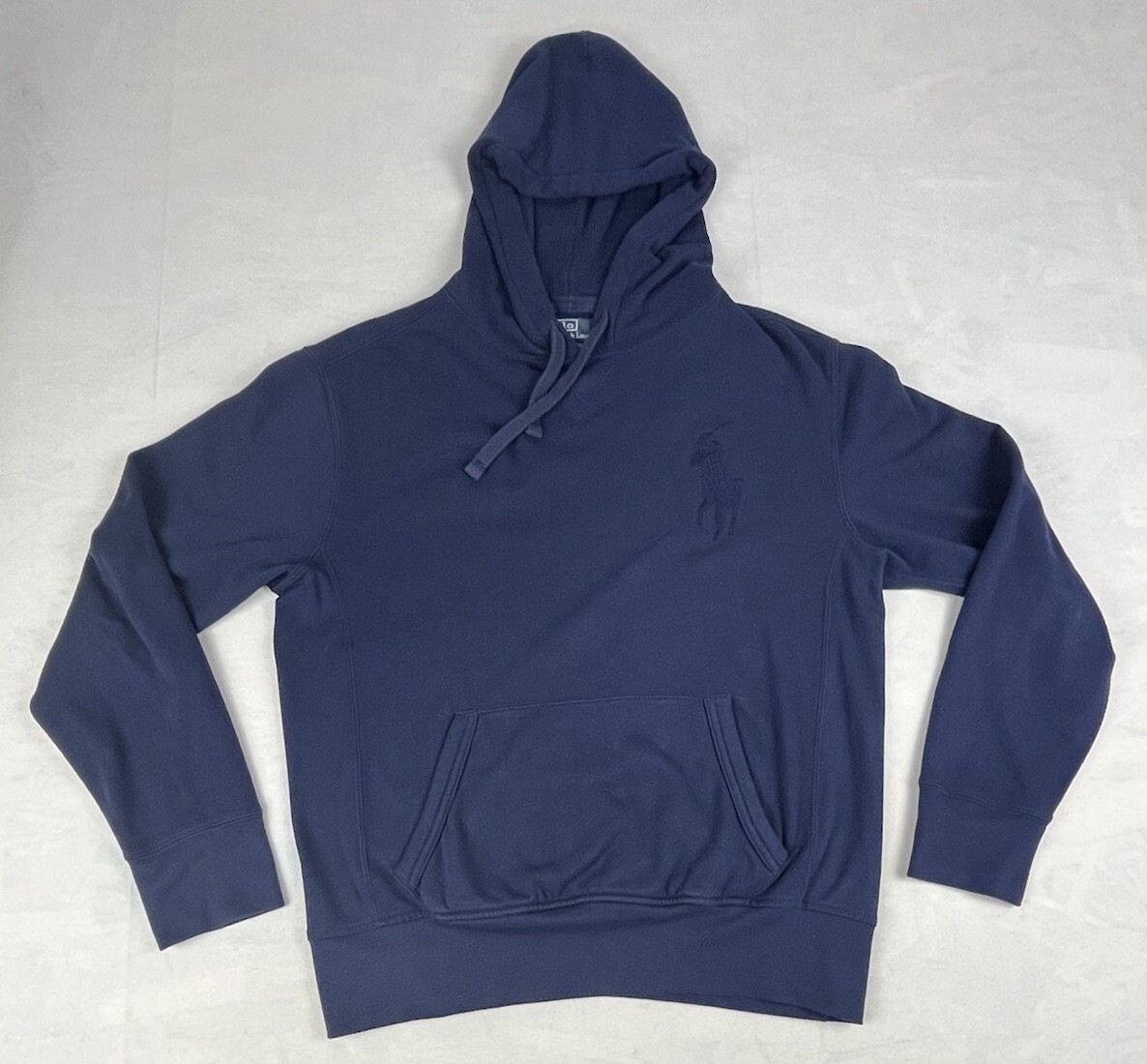 Polo Ralph Lauren Big Pony Vintage Logo Ricamato Felpa Uomo M Blu Navy