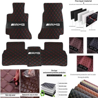 Fits For Mercedes-Benz AMG All Series Waterproof Custom Carpets Car Floor Mats