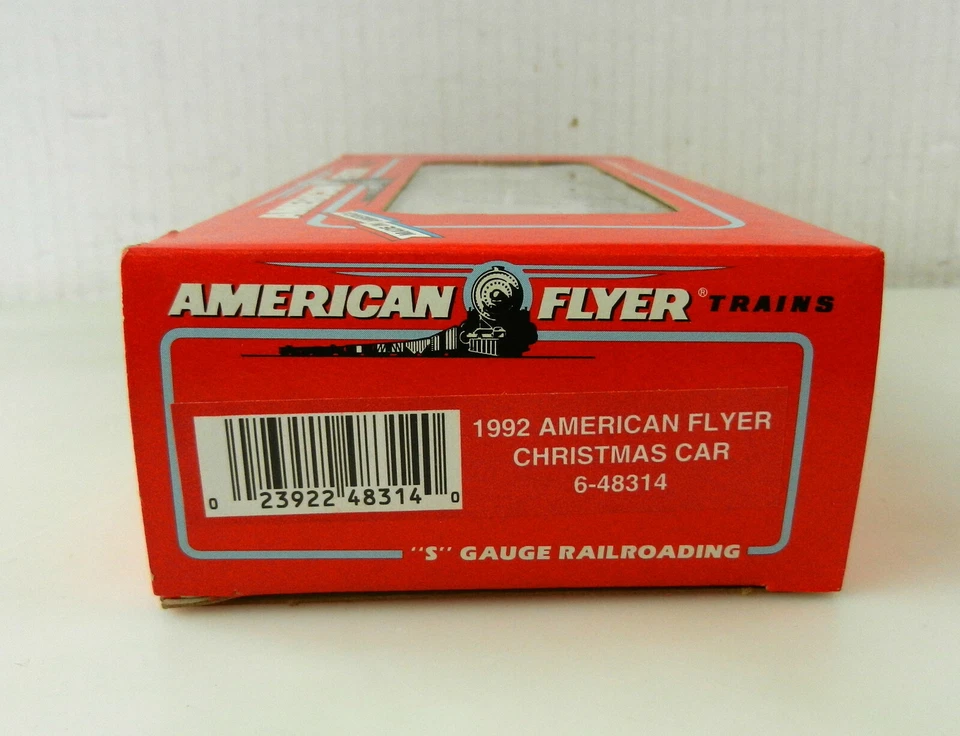 AMERICAN FLYER/Lionel S Scale #6-48314 1992 Merry Christmas Car ~NIB~  T140 - Image 3 of 3