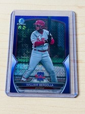 2023 William Bergolla Bowman Chrome Mega Box Purple Mojo Refractor 206/299