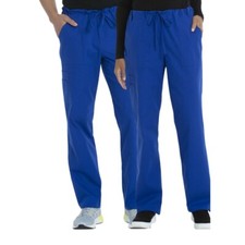 Scrubstar Unisex Stretch Solid Drawstring Medical Scrub Pants - Blue NEW 3XL