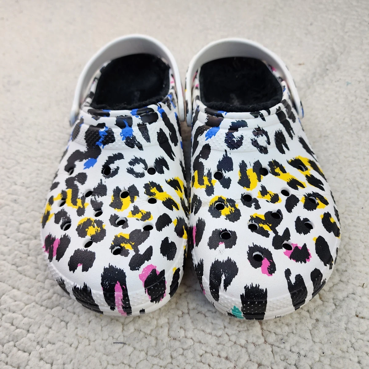 Fleece lined rubber clogs on sale