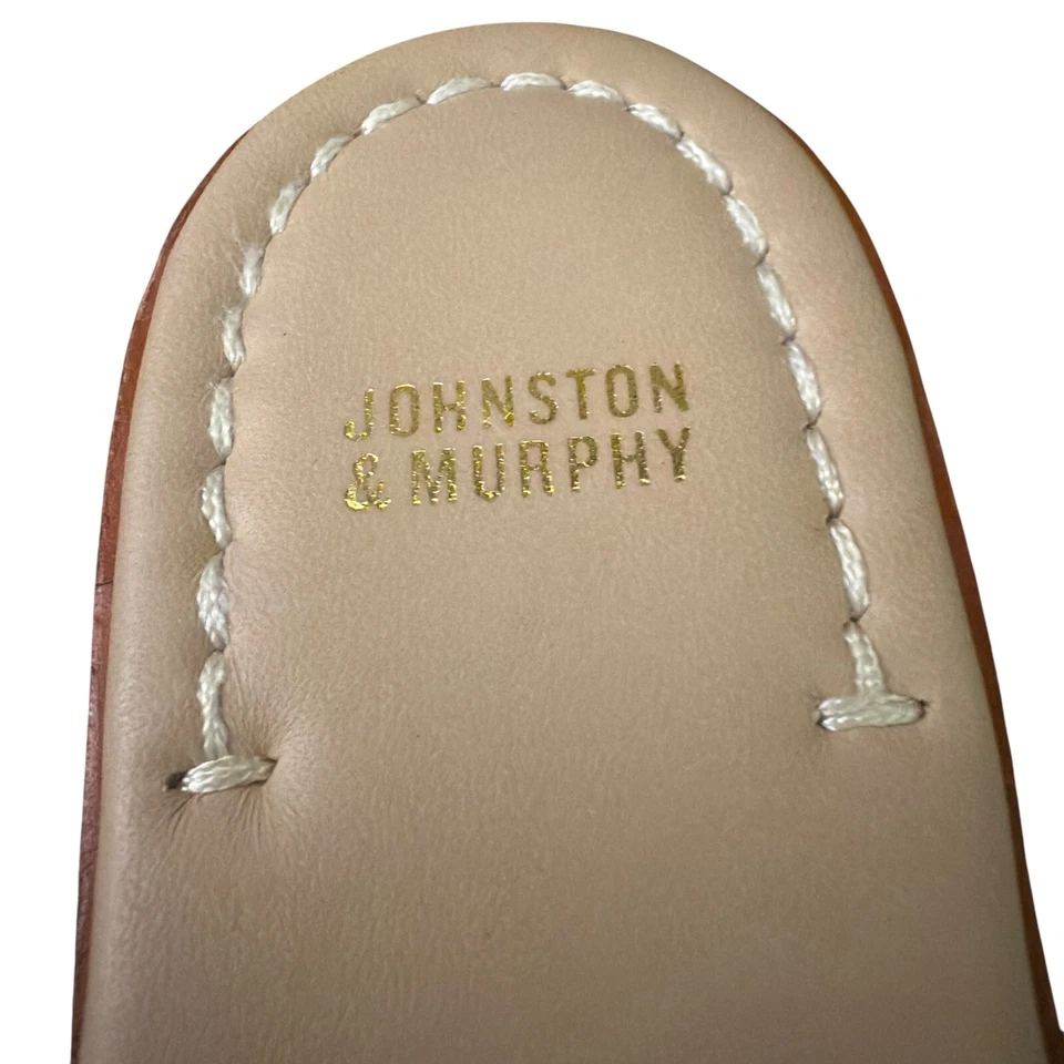 Johnston & Murphy Sandalias Tanga Floral Metálicas Cómodas Zapatos Planos Talla 8 Foto 2 de 4