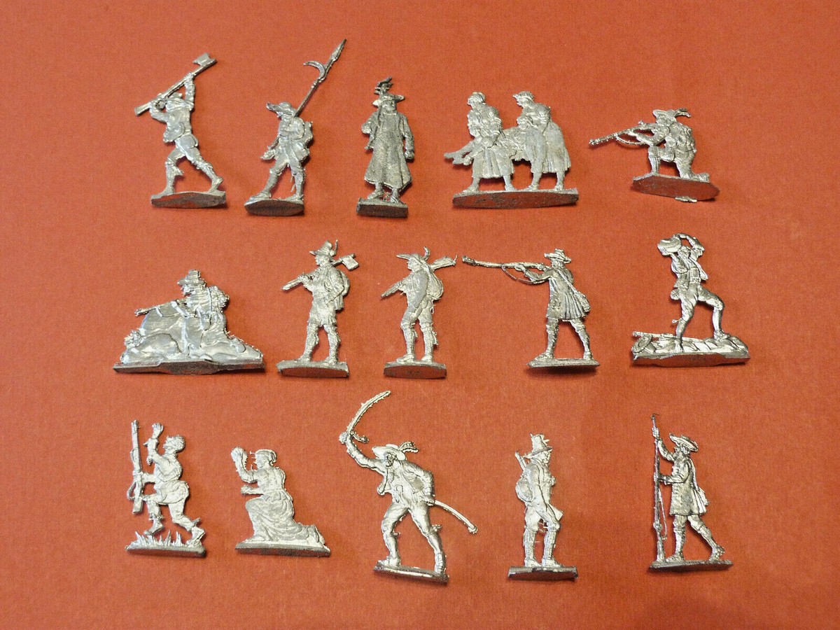 Plats d'étain 1er Empire Signé KZ et K - Flat tin - Zinnfiguren KZ et K