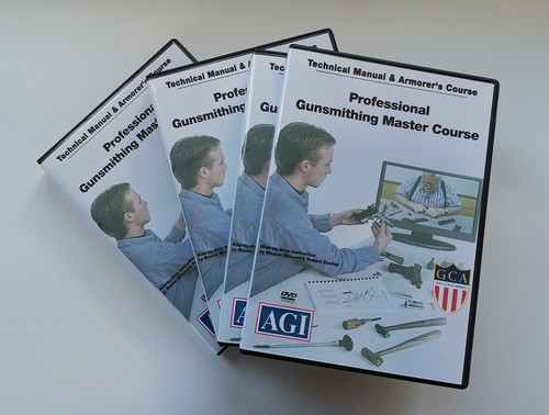 AGI Professional Gunsmithing Pistolsmithing Master Course – RARE 29 DVD Set