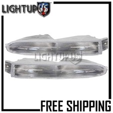 Left Right Sides Pair Park Signal Lights For 1996-2000 Chrysler Town Country
