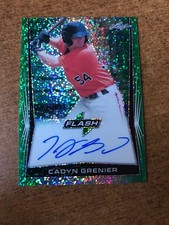 2018 Leaf Flash Cadyn Grenier Green Auto 3/15! Autograph! Orioles!