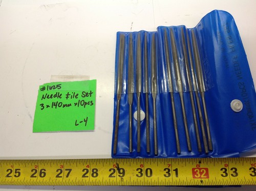 10pc Needle File Set 3 x 140mm (#1625-L-4) - Picture 2 of 5
