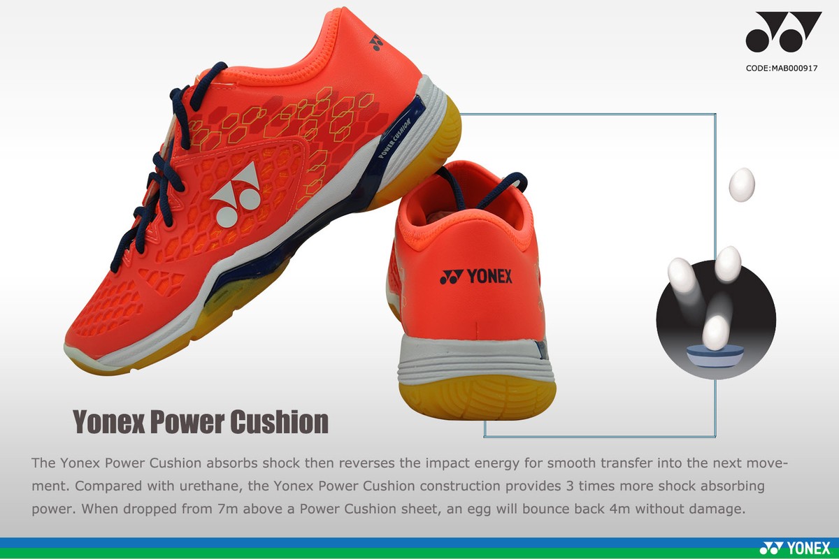 Yonex Badminton Shoes -Power Cushion- SHB 03 Z Men - Flash Orange