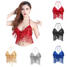 Size Belly Dance Costume Bra Indian Dancer Top Bellydance