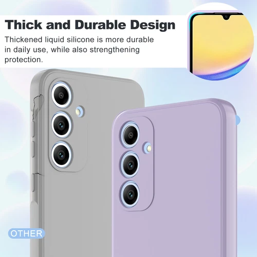 Funda de teléfono para Samsung Galaxy A15 A25 A55 5G Silicona líquida Delgada Suave NUEVA - Imagen 16 de 19