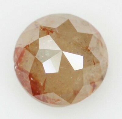 0.53 CT Natürlich Loser Diamant, Rund Rose Schnitt Diamant, Rustikal Diamant