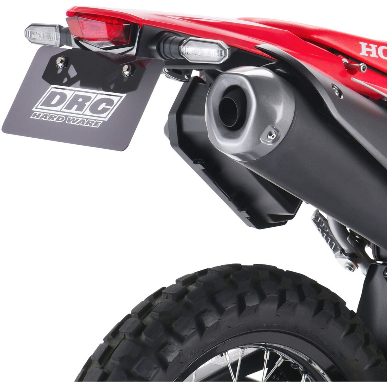 DRC Edge 2 LED Tail Light Holder CRF250L CRF300L RALLY 21-23 Red Lens