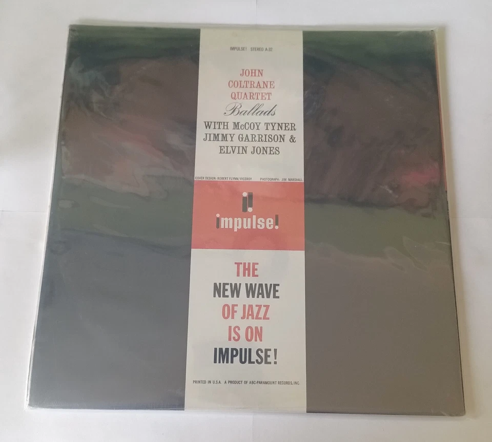 John Coltrane Quartet Ballads Vinyl Lp 1976 Reissue Ultrasonic Clean EX/VG+ - Image 2 of 4