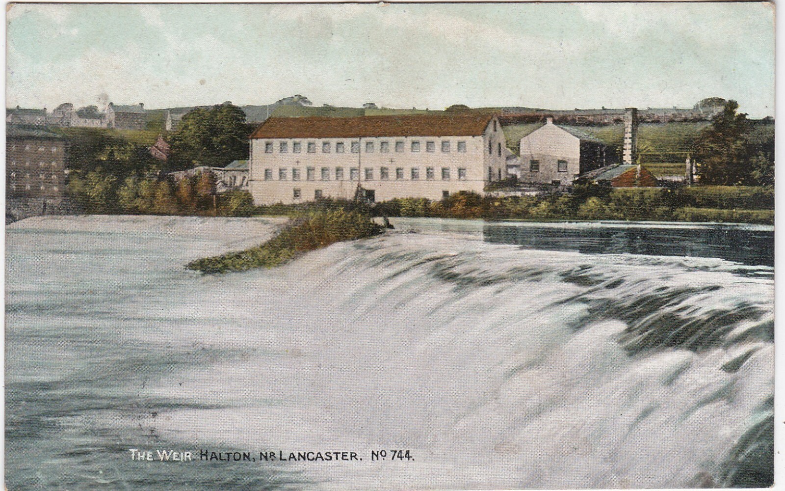 Weir On RIver Lune & Mill, Halton, Nr LANCASTER, Lancashire eBay
