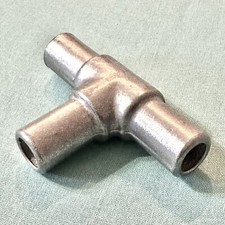 Aluminum 3/4" Diameter Tubing/Hose T/Tee For Player Piano Restoration