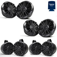 Mb Quart Bundle- 2 Pair Np1-120 Premium Waterproof 8 Inch Marine Speakers Wit...
