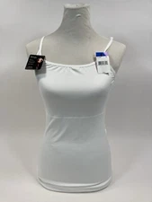 Cami Shaperwear Flexees Maidenform Long-Length Fat Free Tank White 3266 XL Firm