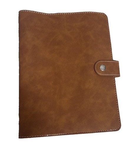 NWT Coach Notebook In Signature Canvas Gold/Brown CDX99 | eBay