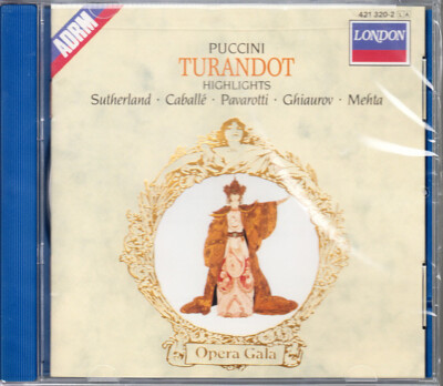 Puccini: Turandot [Highlights] (1991 Decca) *New and Sealed CD*